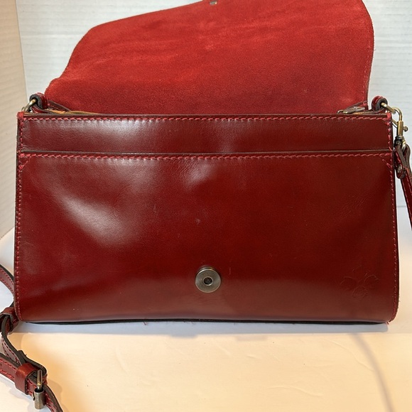 Patricia Nash Burgundy Crossbody Bag Renaissance Collection - Picture 9 of 16